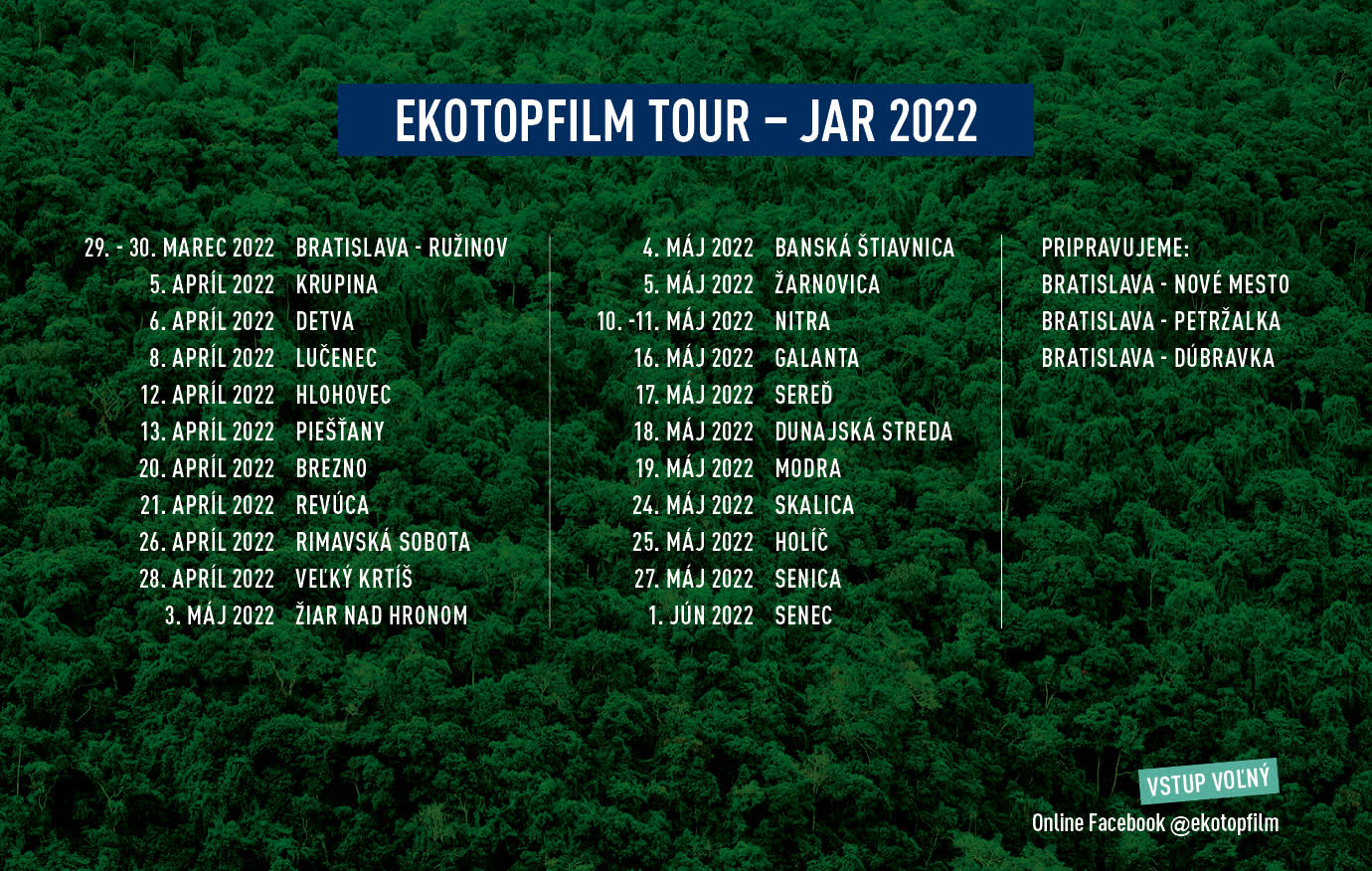 Jarná tour 2022